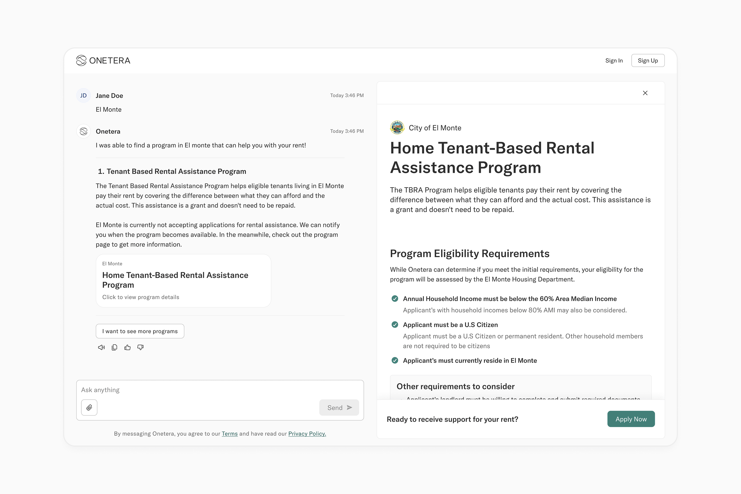 Onetera Zamnagar Introducing Onetera's Program Finder: Transforming City Service Access